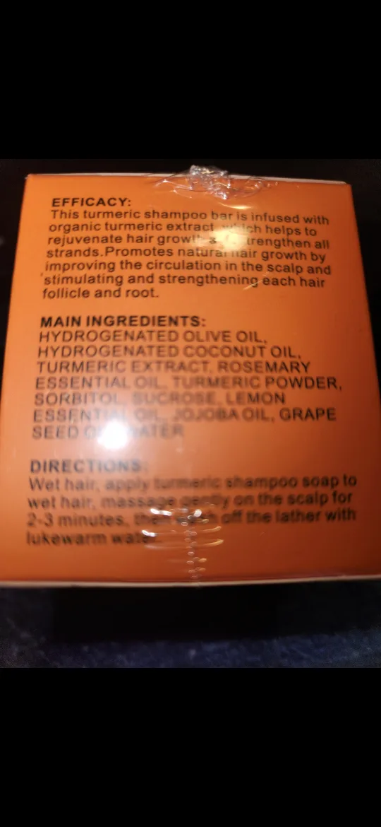 2 Pack Turmeric Coconut Oil Shampoo Bar New image indicator(6)