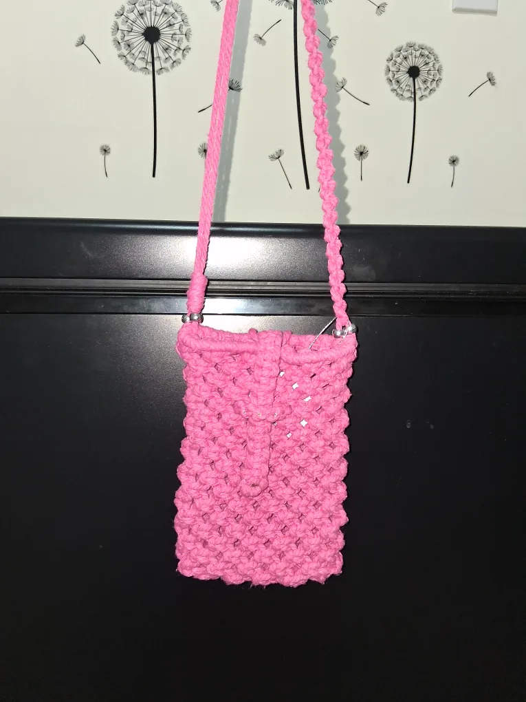 Macrame Phone Purse thumbnail