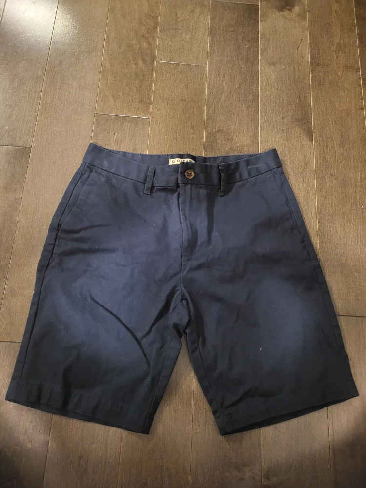 Navy 100% cotton Shorts thumbnail