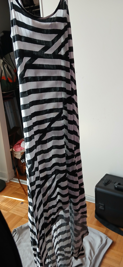 Streetwear Society Striped Maxi Dress - M