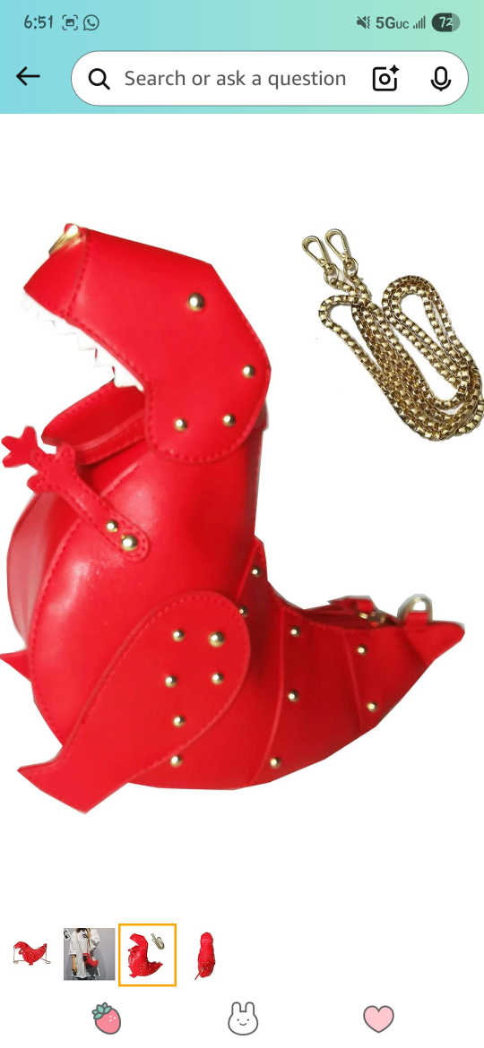 Dinosaur-Shaped Shoulder Bag - photo 3