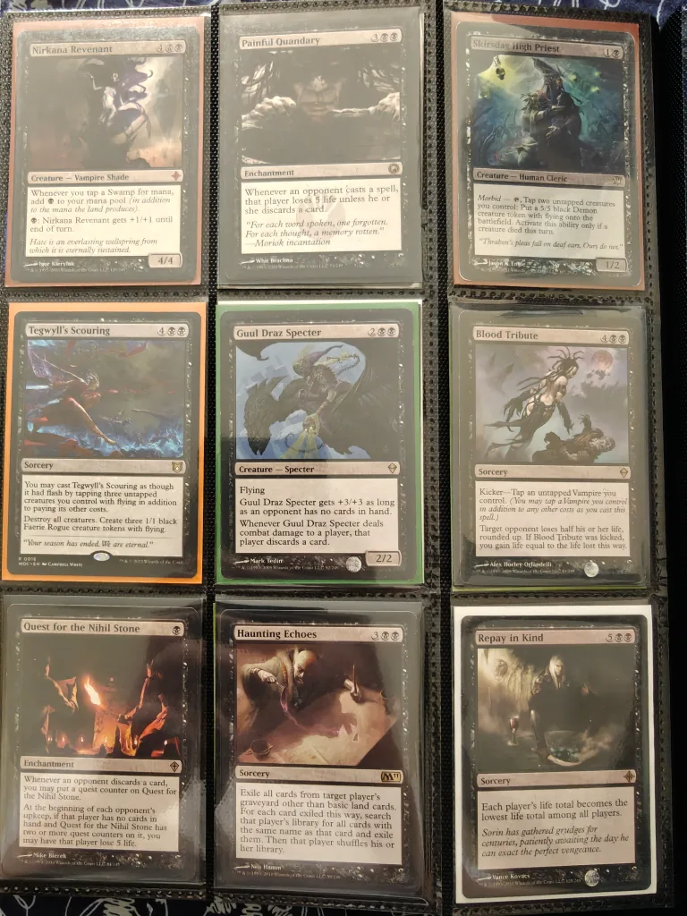 Magic the Gathering Cards Lot (Rare) (Black) thumbnail