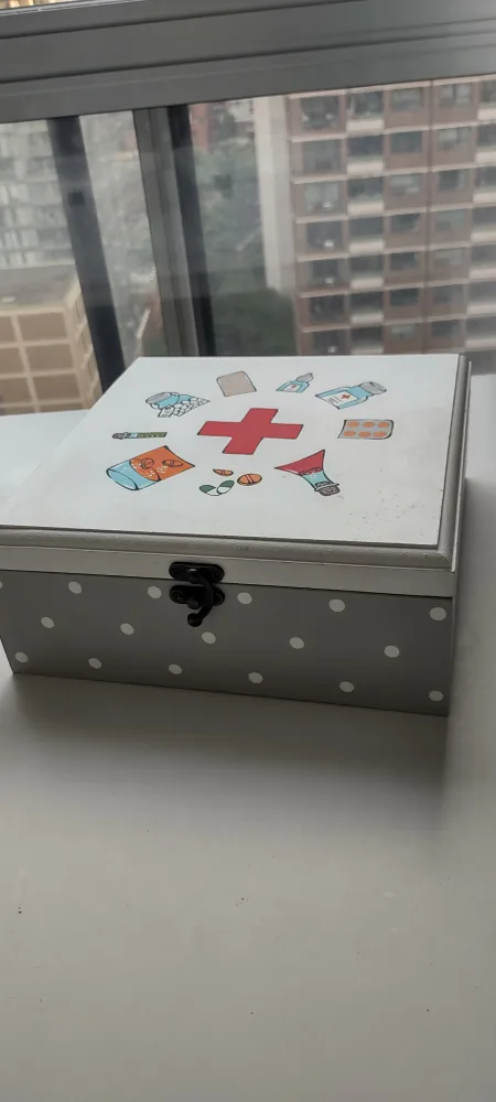 Two Decorative Storage Wooden Boxes image indicator(2)