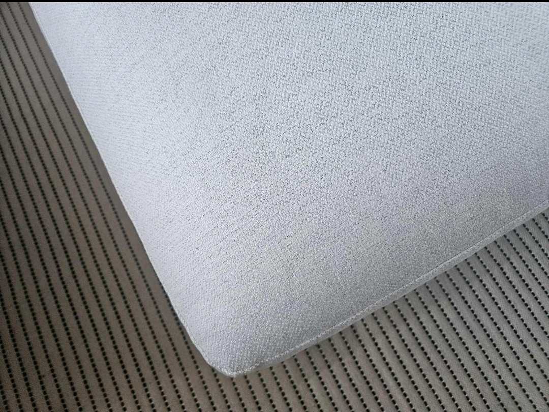 Oversized Cream Ottoman - photo 3