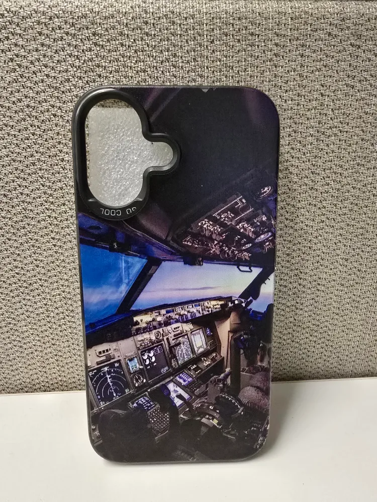 Airplane Cockpit iPhone 16 Case thumbnail