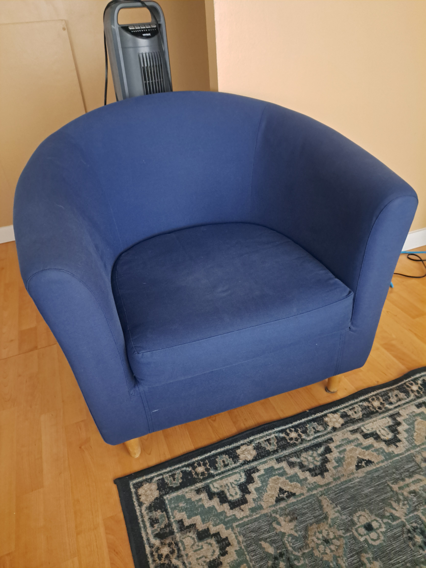 Blue Armchair - 32" Wide - photo 2