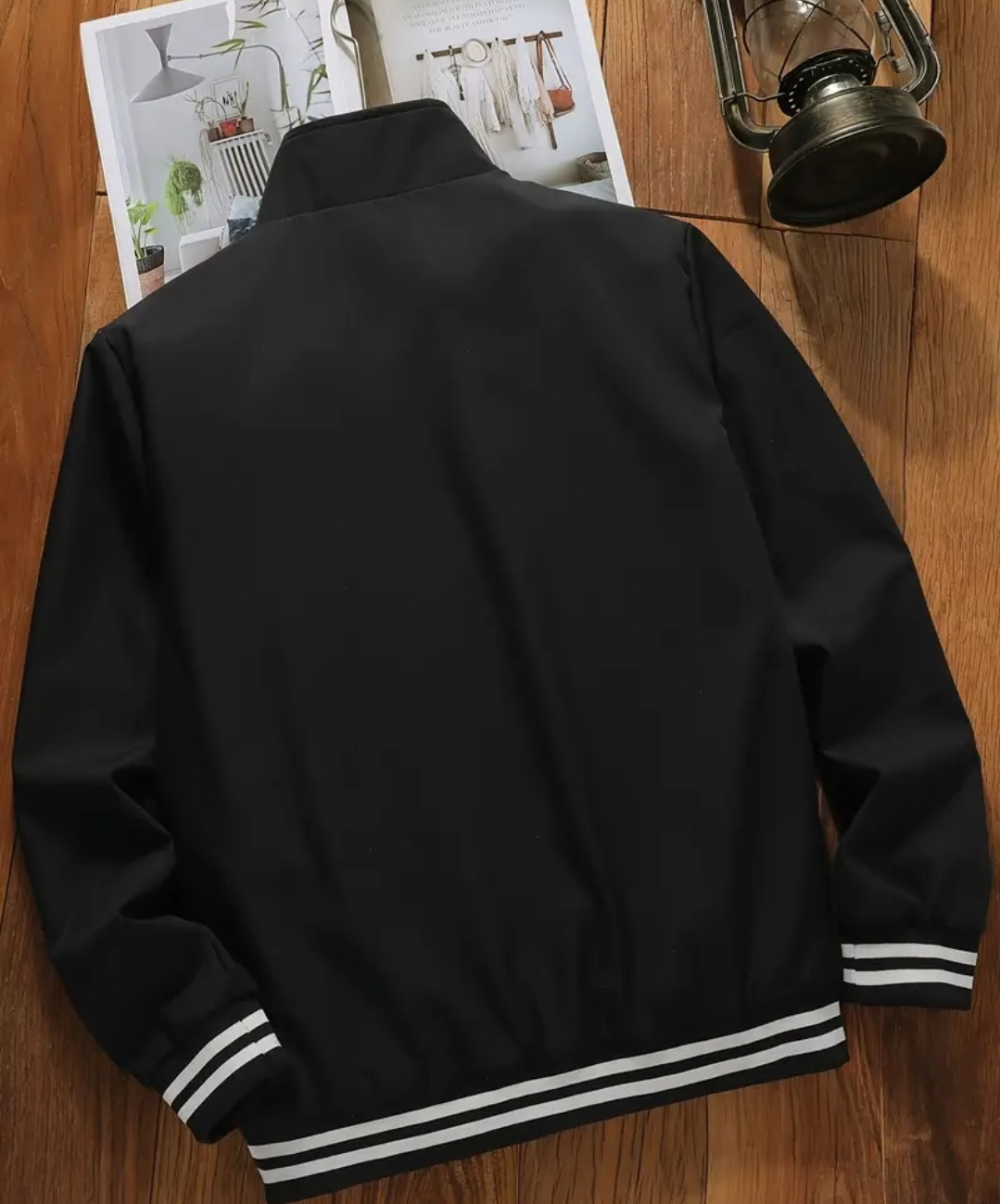 Navy Blue Bomber Jacket - photo 2