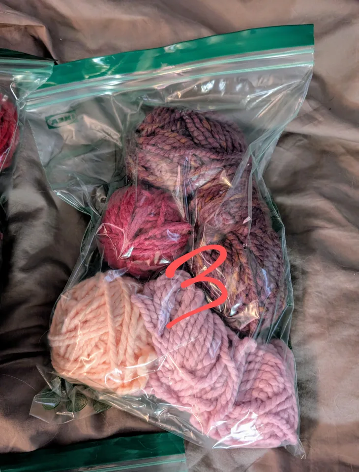 #freecycle Yarn Destash Bundles - Various Colours image indicator(4)