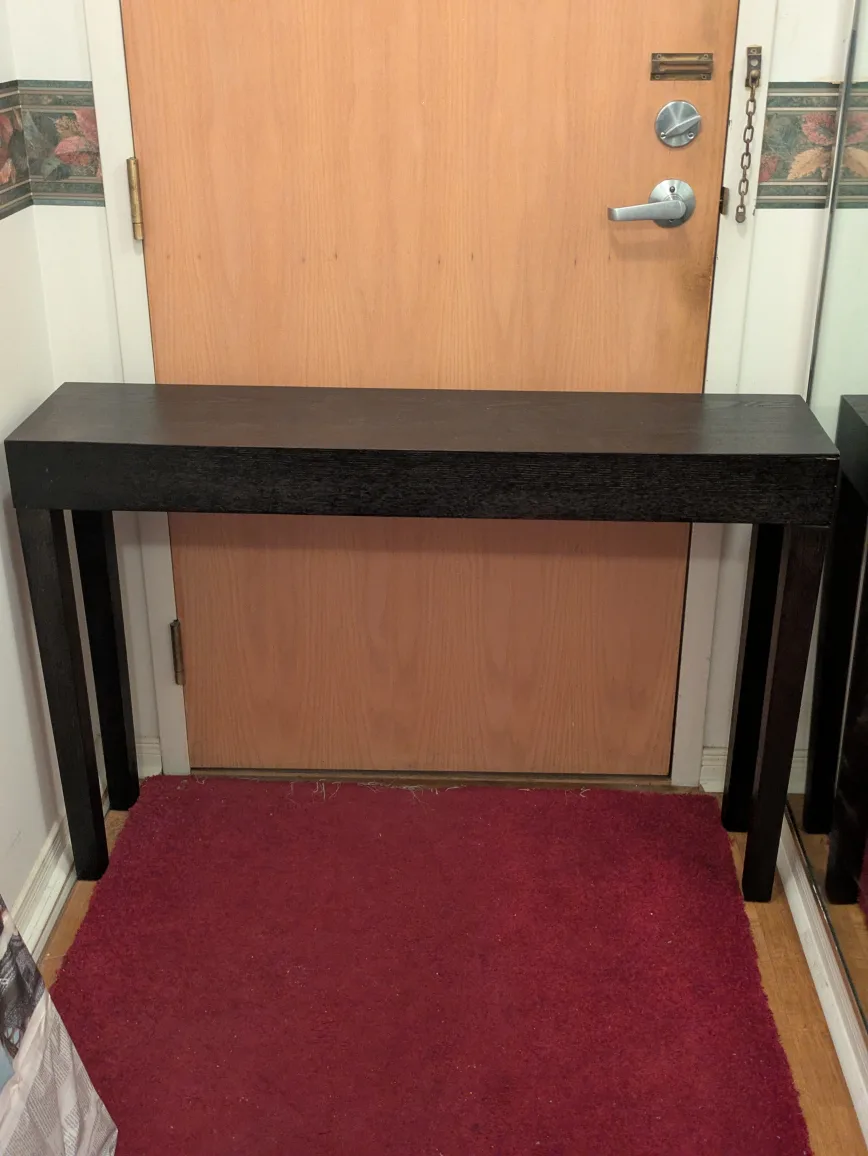 Dark Brown Console Table thumbnail