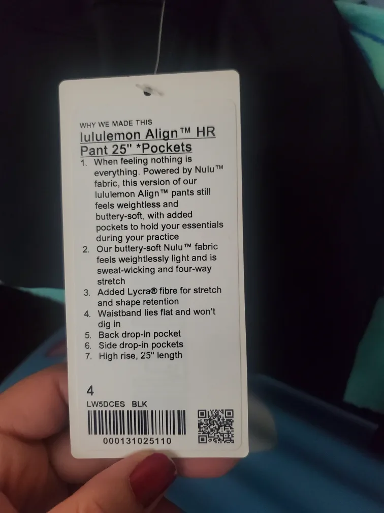 Lululemon Align HR Pant 25" *Pockets thumbnail