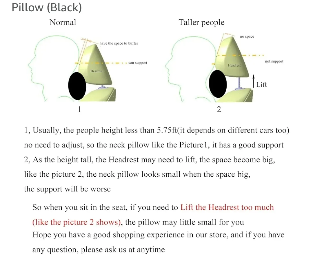 Car Headrest Pillow image indicator(3)