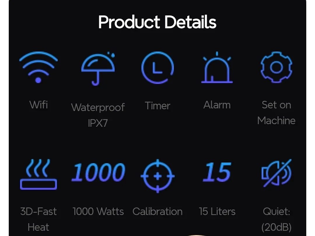 INKBIRD WIFI SOUS VIDE COOKER 1000W 50% OFF RETAIL image indicator(3)