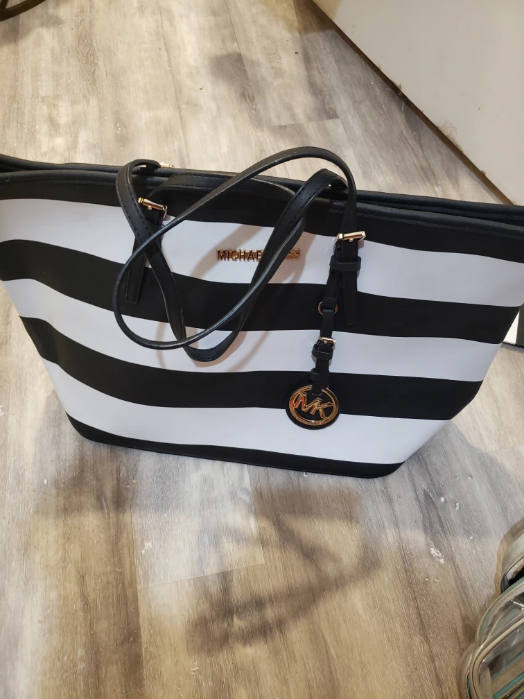 Michael Kors Tote Bag - Black and White