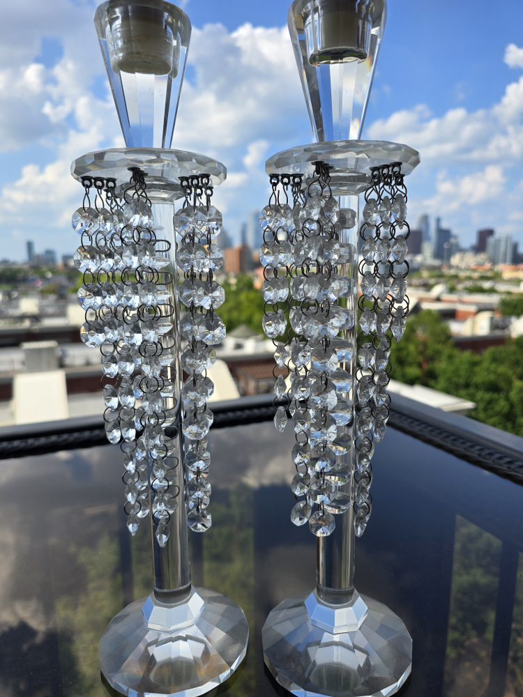 Crystal Candle Holders - photo 2