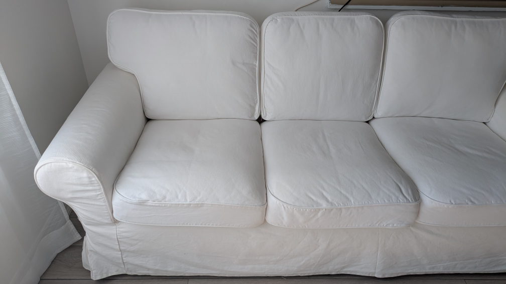 UPPLAND IKEA White 3-Seat Sofa - photo 4