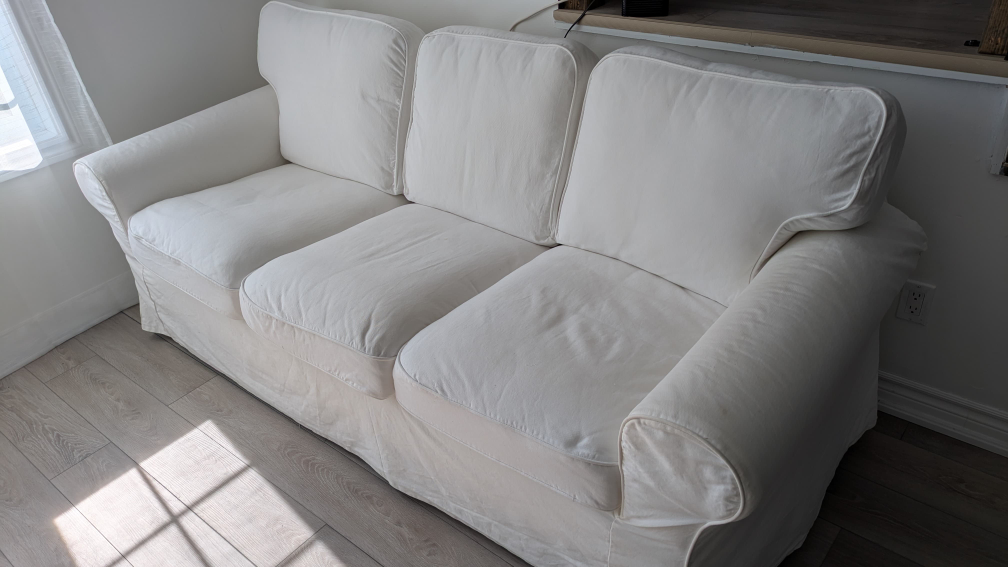 UPPLAND IKEA White 3-Seat Sofa - photo 5
