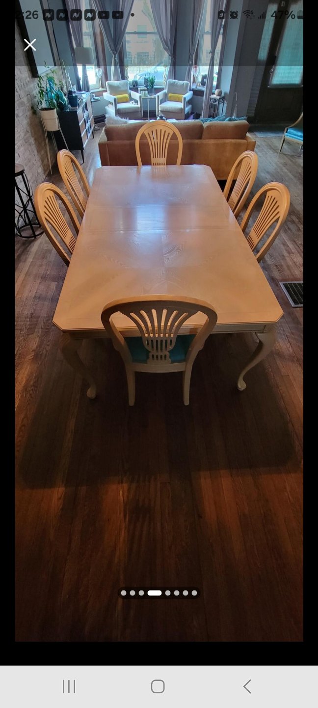 Wooden Dining Table and Chairs - photo 4