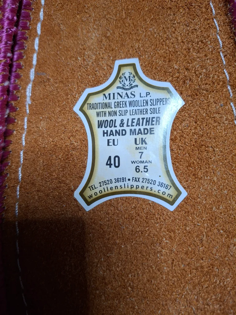 Traditional Greek Woolen Slippers image indicator(3)