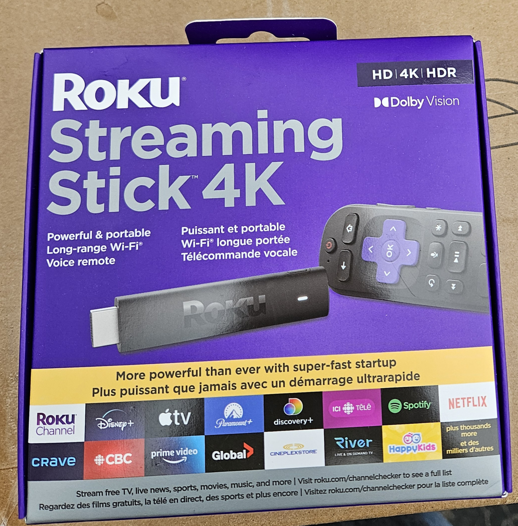 Roku Streaming Stick 4K - New in Box