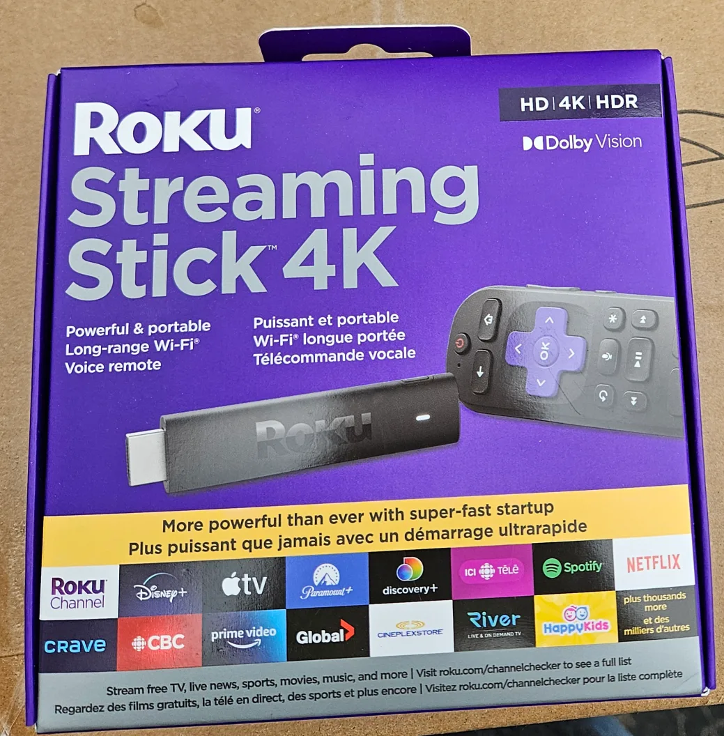 Roku Streaming Stick 4K - New in Box thumbnail