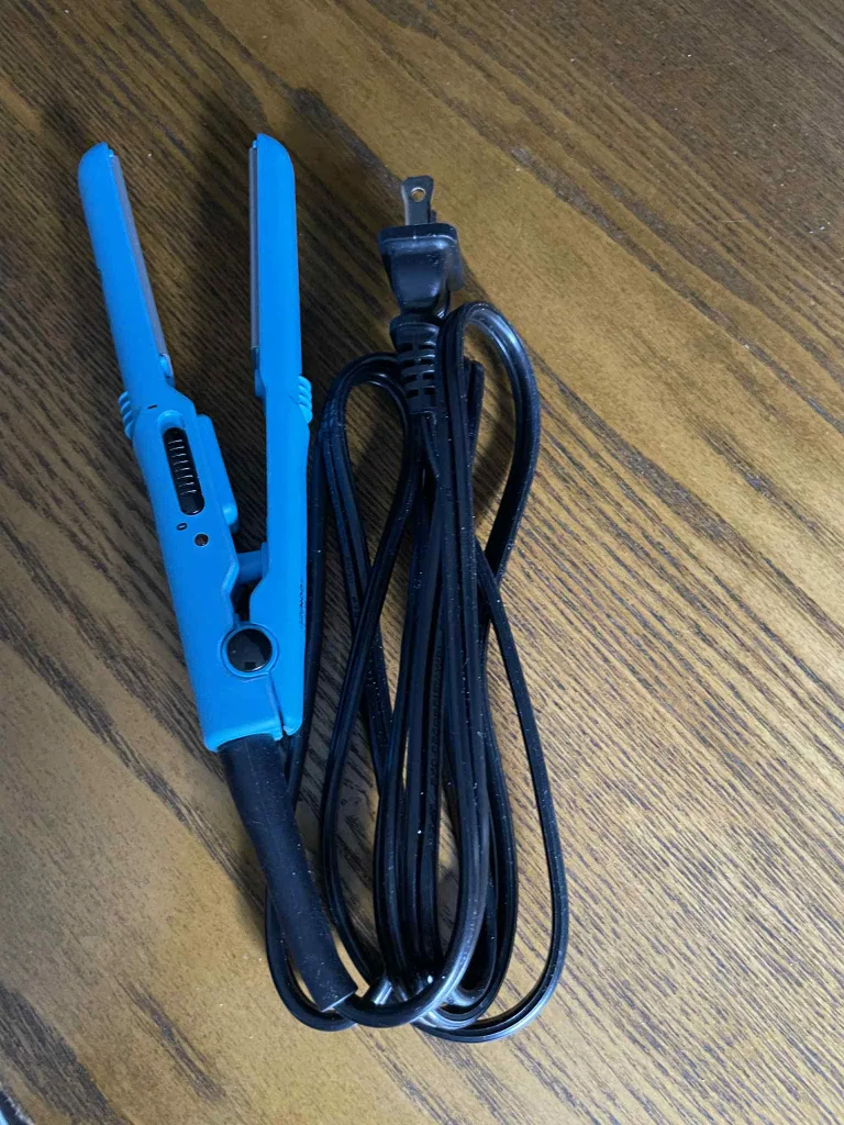 NEW Mini / Travel Hair Straightener - Blue thumbnail