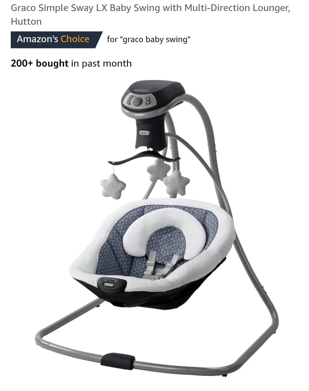 Graco Simple Sway Swing - photo 4