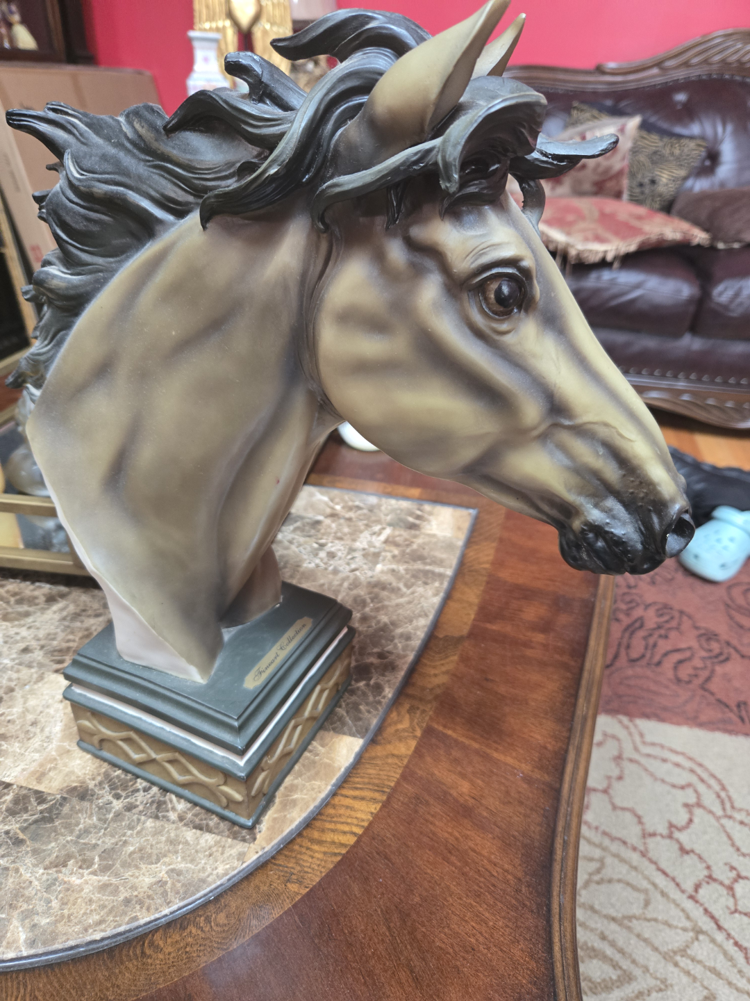 Horse Head Bust Statue