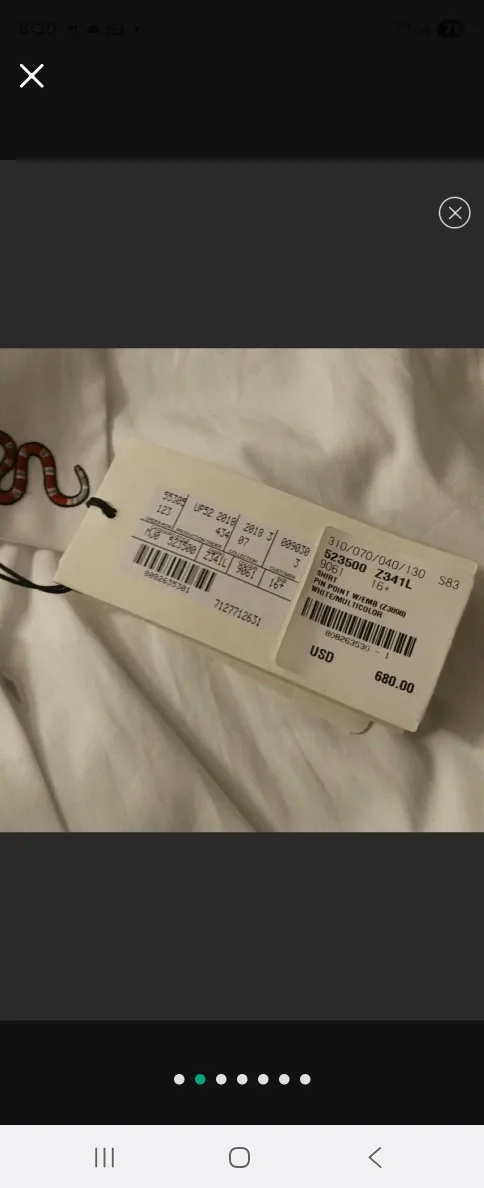 Gucci Embellished Collar Shirt image indicator(6)