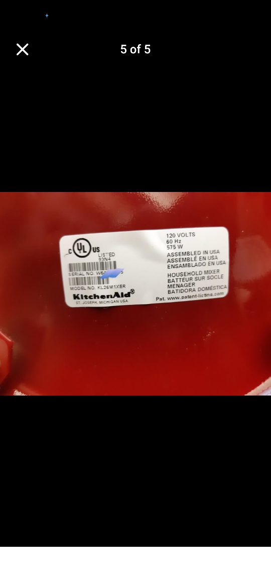 KitchenAid Stand Mixer - Red - photo 4