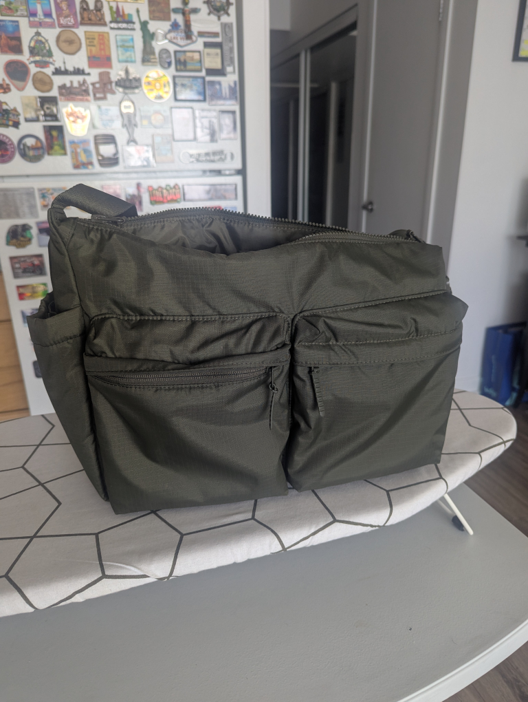 Olive Green Shoulder Bag from Uniqlo - photo 2