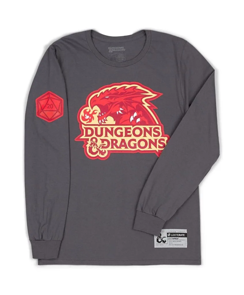 NEW mens XL Long Sleeve Dungeon and Dragons  T-shirt loot crate thumbnail