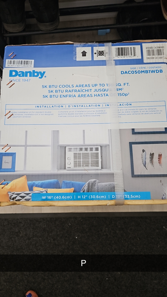 Danby 5,000 BTU Window Air Conditioner, Cooling & Fan Settings