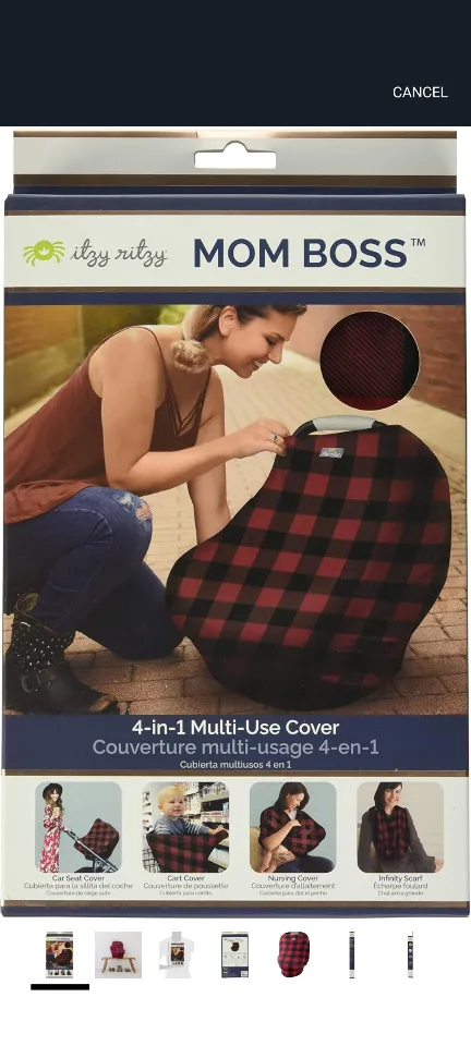 Itzy Ritzy 4-in-1 Nursing Cover - Constellation Print image indicator(3)