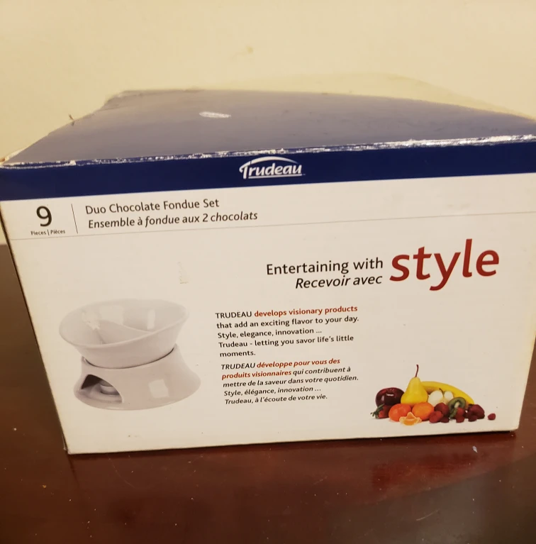 #freecycle Trudeau Duo Chocolate Fondue Set - photo 2