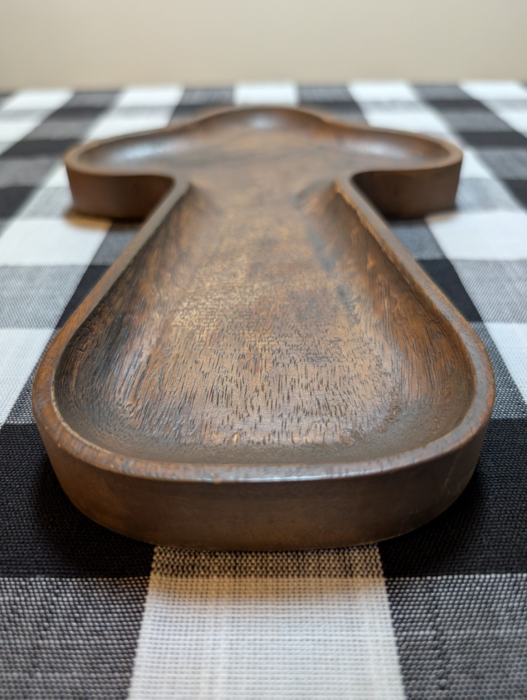 Wood Mushroom-Shaped Tray / Spoon Rest 🍄 - photo 3