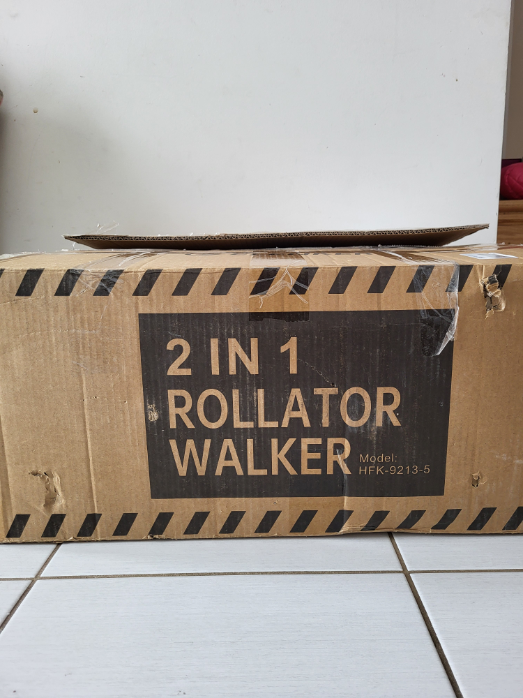 Elenker 2 in 1 Rollator Walker HFK-9213-5 - NEW