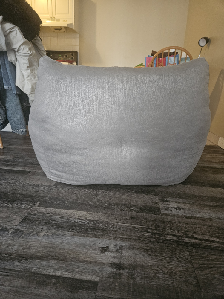Grey Memory Foam Lounge Chair - photo 3