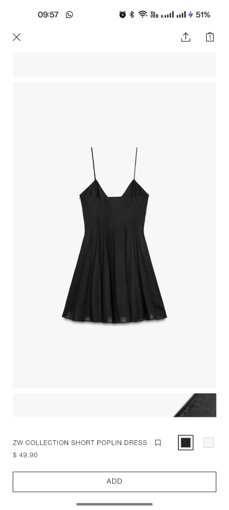 zara black dress ... never worn! - photo 3