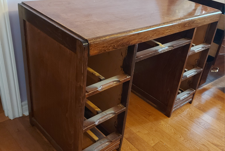 Vintage Wooden Desk - photo 3