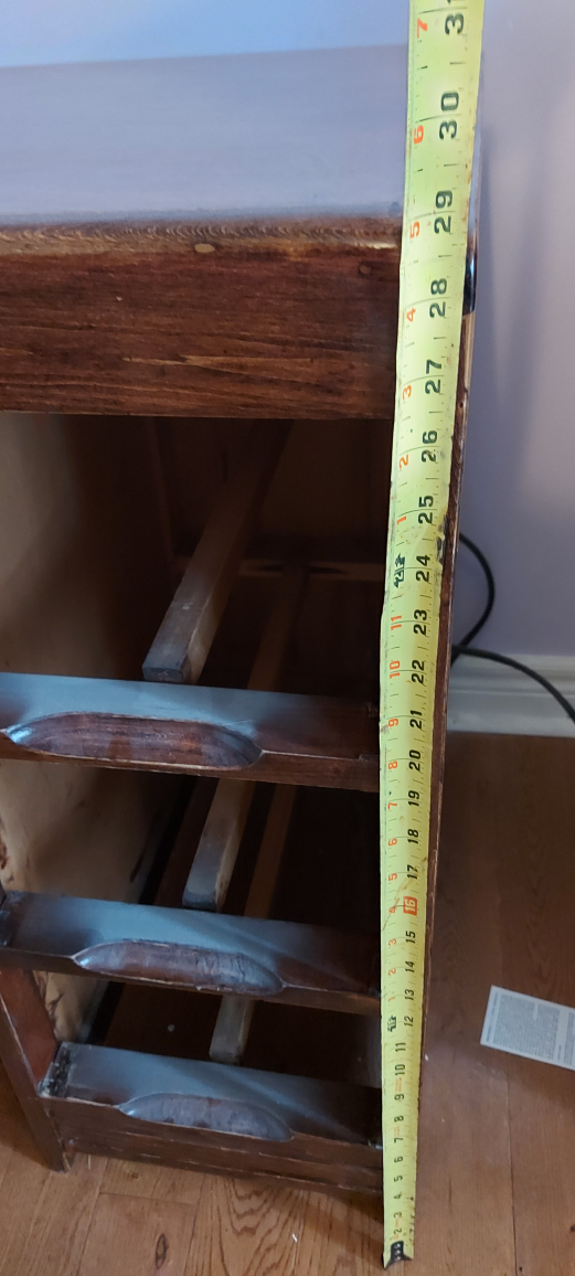 Vintage Wooden Desk - photo 5