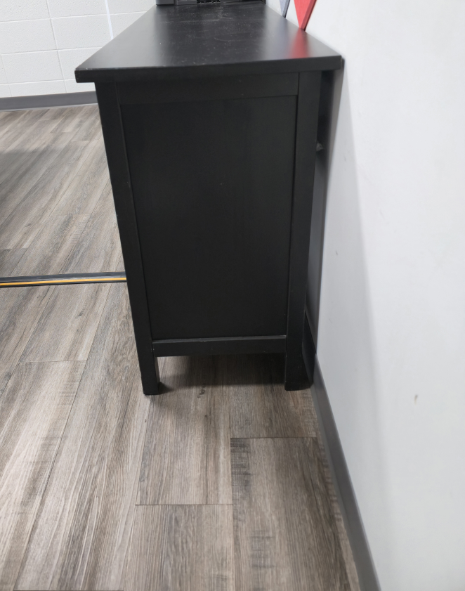 Black Wooden Shelf Unit without printer - photo 4