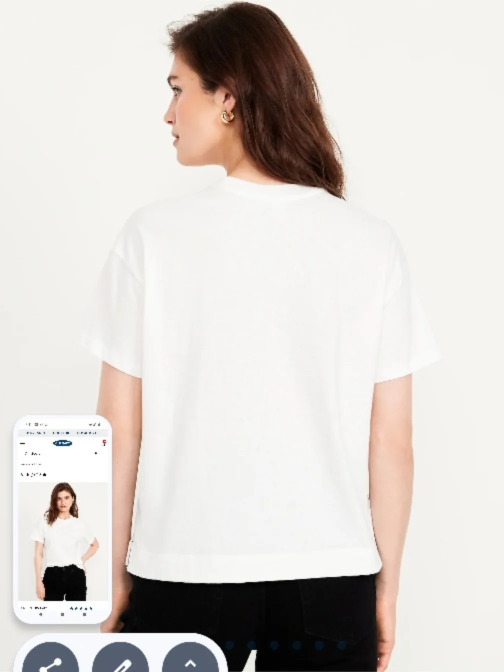 Old Navy XXL White T-Shirt New w tag 1/$8 or 2/$12 image indicator(3)