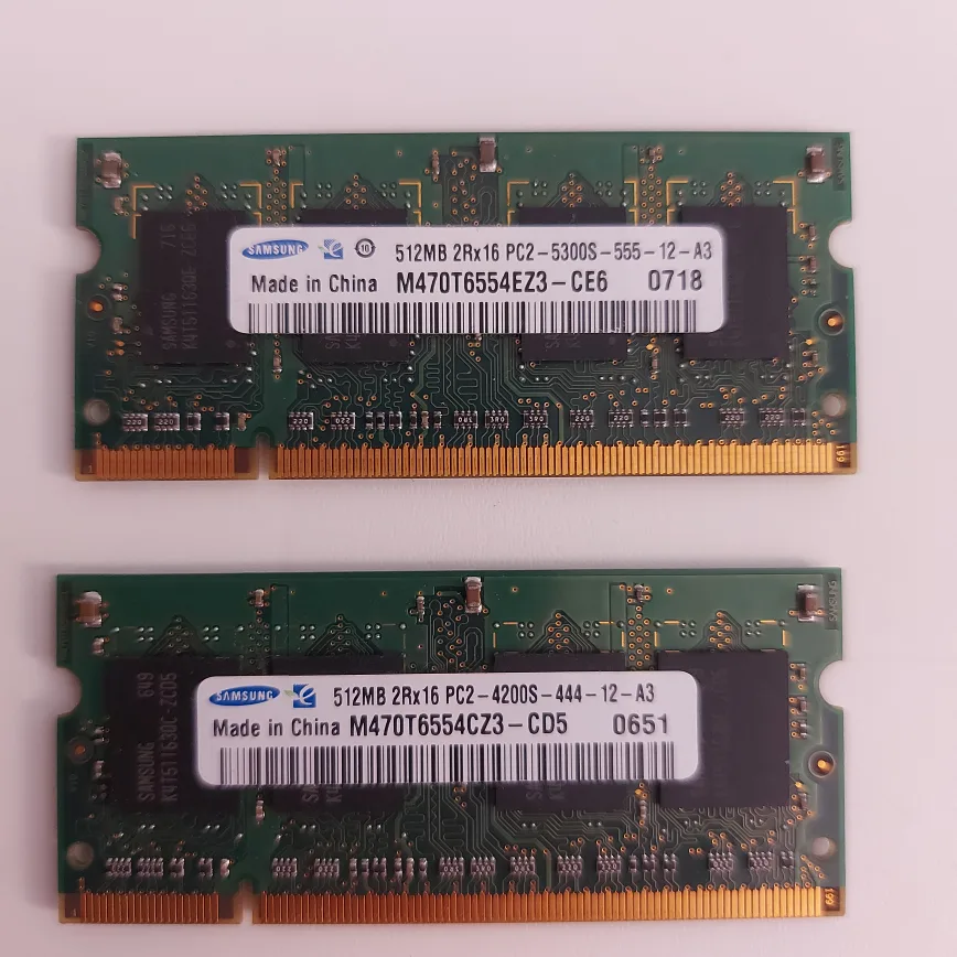 2x Samsung and 2x Hynix 512MB RAM Sticks for PC image indicator(2)