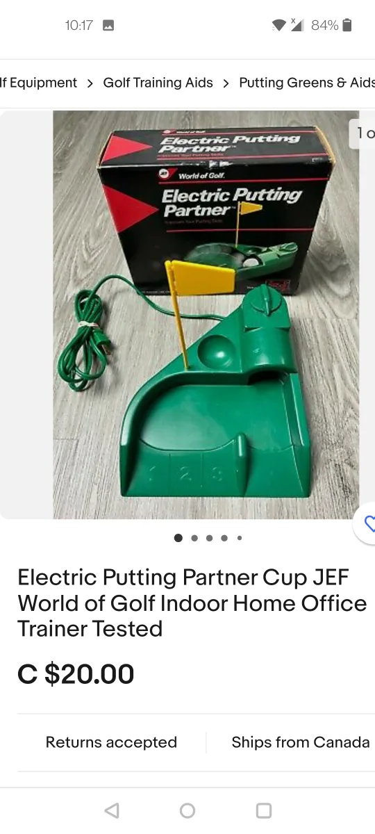 Electric Putting Partner Golf Trainer image indicator(2)