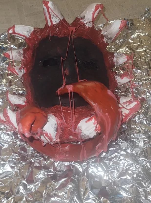 handmade Halloween mask image indicator(6)