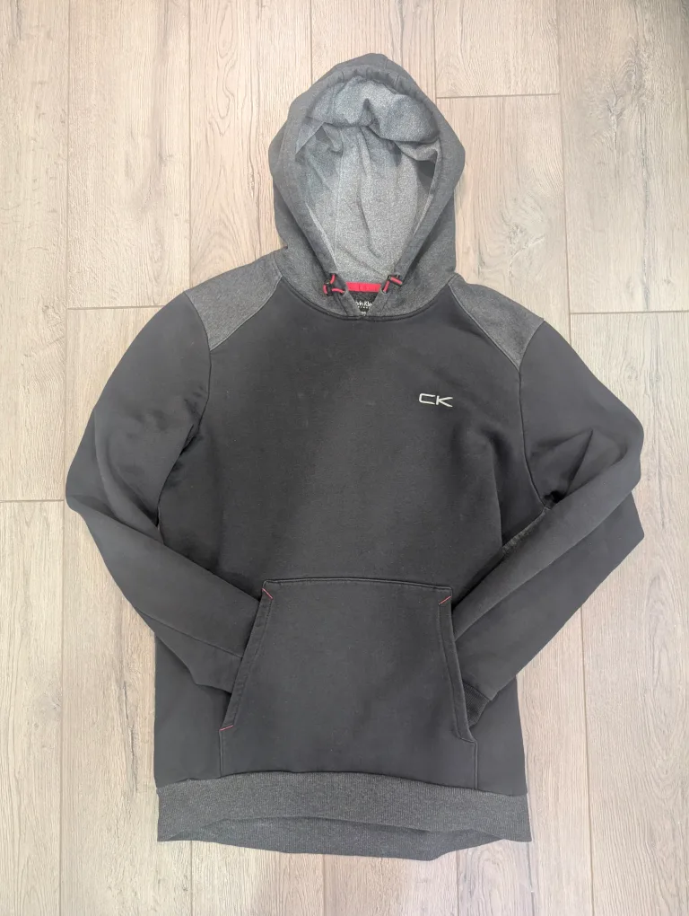 EUC - Men's Calvin Klein Black Hoodie Size S image indicator(8)