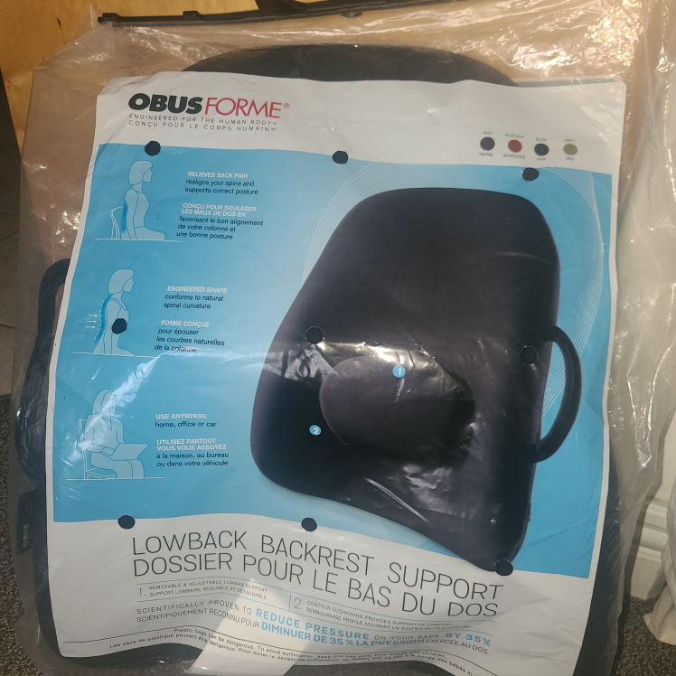 Brand New 🇨🇦✨️ObusForme® Lowback Backrest Support - photo 2
