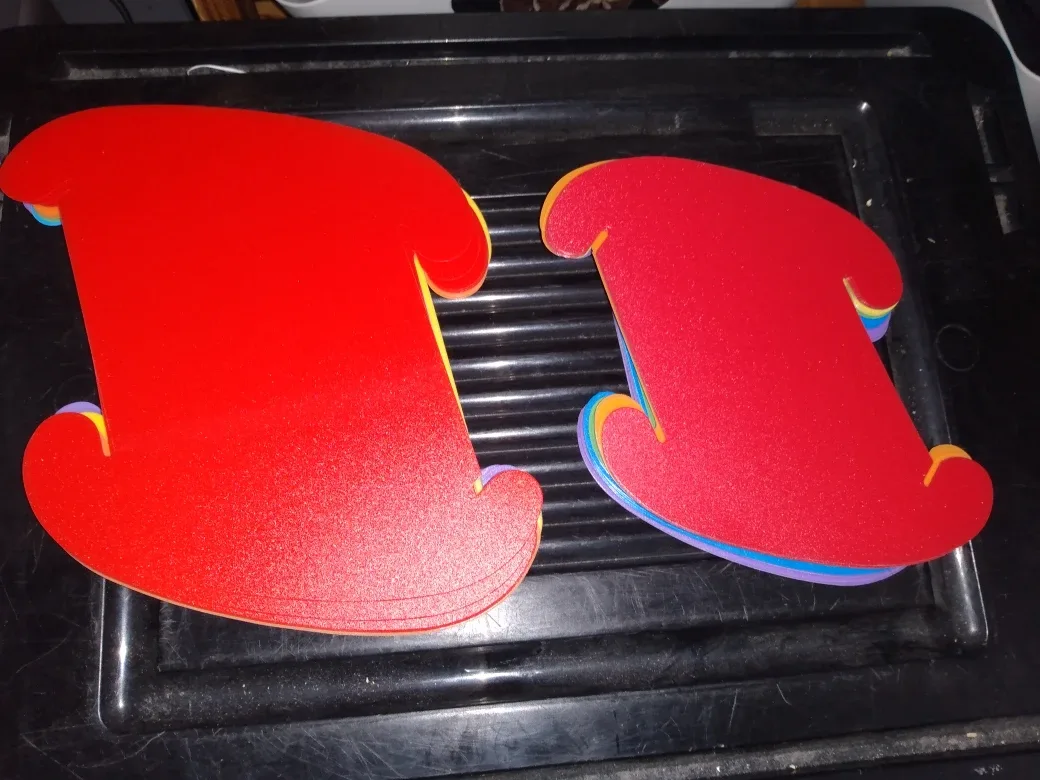 rainbowcolour plastic puzzle pieces for garland crafts artisans image indicator(4)