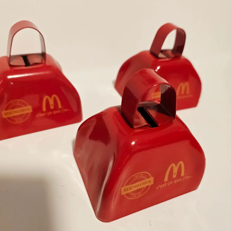 Lot of 3 McDonald’s Cowbell image indicator(2)