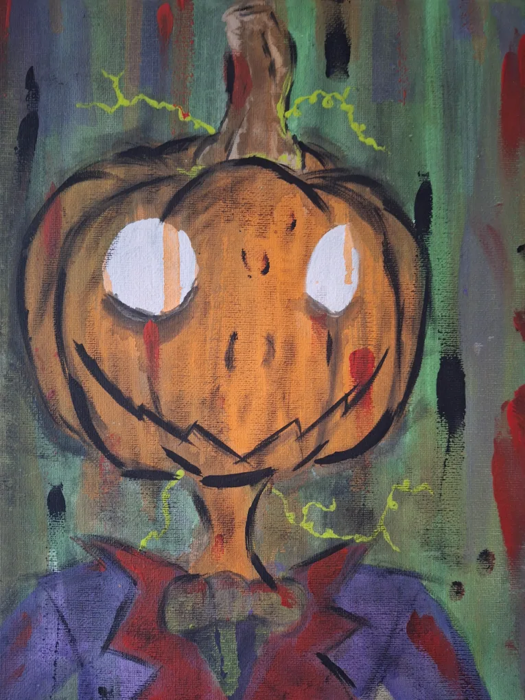 Pumpkin Man Painting image indicator(5)